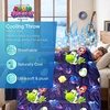 image:imageSuper Mario Gaming Cooling Throw Blanket 50 x 70 Inch Versatile Lightweight AllSeason Throw Soft Breathable Cooling Fabric for Couch Bed amp Sofa Officially Licensed Product by Franco CalmSuper Mario Galaxy Movie Cooling