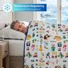 image:imageSuper Mario Gaming Cooling Throw Blanket 50 x 70 Inch Versatile Lightweight AllSeason Throw Soft Breathable Cooling Fabric for Couch Bed amp Sofa Officially Licensed Product by Franco CalmSuper Mario Cooling
