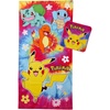 image:imageFranco Baby Shark Kids BathPoolBeach Soft Absorbent Cotton Terry Towel with Washcloth 2 Piece Set 50 in x 25 inPokemon 1