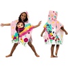 image:imageFranco Barbie Kids BeachPoolBathCamping Hooded Towel Poncho 24 X 22 Absorbent Cotton Cover up 100 Official Licensed Barbie Product LargeGabbys Dollhouse