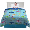 image:imageFranco Kids Bedding Soft Microfiber Comforter Twin BatmanBaby Shark