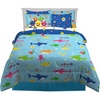 image:imageFranco Kids Bedding Super Soft Comforter and Sheet Set with Sham 7 Piece Full Size Baby Shark