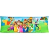 image:imageFranco Kids Bedding Super Soft Microfiber Zippered Body Pillow Cover 54 in x 20 in Super MarioSuper Mario