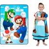 image:imageFranco Kids Bedding Super Soft Plush Micro Raschel Blanket 62 in x 90 in Baby SharkMario