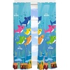 image:imageFranco Kids Room Window Curtain Panels Drapes Set 82 in x 63 in Baby SharkBaby Shark