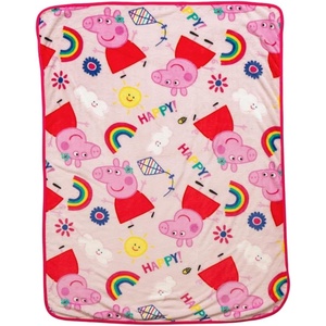 image:imageBarbie Kids Bedding Super Soft Cozy Silk Touch Throw 40 in x 50 in Officially Licensed Product By FrancoPeppa Pig