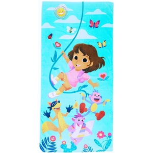 image:imageBarbie Super Soft Cotton BathPoolBeach Towel Barbiecore 58 in x 28 in Official Barbie Product By FrancoDora the Explorer