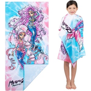 image:imageBarbie Super Soft Cotton BathPoolBeach Towel Barbiecore 58 in x 28 in Official Barbie Product By FrancoMermaze