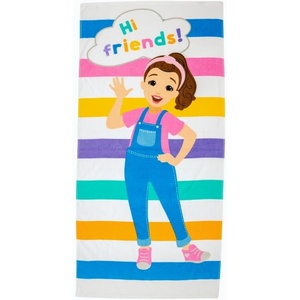 image:imageBarbie Super Soft Cotton BathPoolBeach Towel Barbiecore 58 in x 28 in Official Barbie Product By FrancoMs Rachel