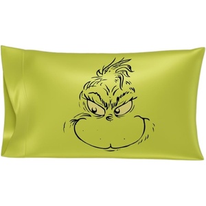 image:imageBatman Harley Quinn DC Comics Beauty Silky Satin Standard Reversible Pillowcase Cover 20x30 for Hair and Skin Officially Licensed Product by Franco CollectiblesGrinch