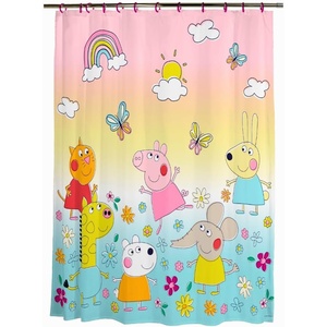 image:imageBeetlejuice Halloween 13Piece Shower Curtain Set 72 x 72 Inch Fabric Curtain with Hooks Bathroom Decor Machine Washable 100 Officially Licensed Product by Franco CollectiblesPeppa Pig