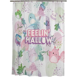 image:imageBeetlejuice Halloween 13Piece Shower Curtain Set 72 x 72 Inch Fabric Curtain with Hooks Bathroom Decor Machine Washable 100 Officially Licensed Product by Franco CollectiblesSquishmallows