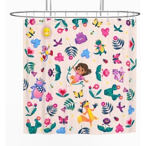 image:imageBeetlejuice Halloween 13Piece Shower Curtain Set 72 x 72 Inch Fabric Curtain with Hooks Bathroom Decor Machine Washable 100 Officially Licensed Product by Franco CollectiblesDora the Explorer