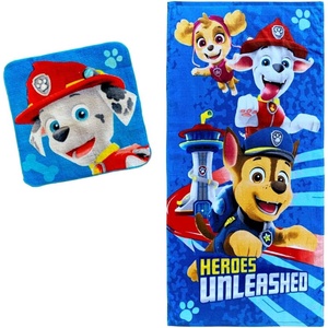 image:imageFranco Baby Shark Kids BathPoolBeach Soft Absorbent Cotton Terry Towel with Washcloth 2 Piece Set 50 in x 25 inPaw Patrol