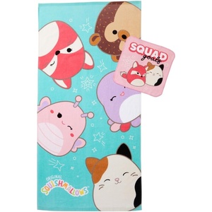 image:imageFranco Baby Shark Kids BathPoolBeach Soft Absorbent Cotton Terry Towel with Washcloth 2 Piece Set 50 in x 25 inSquishmallows