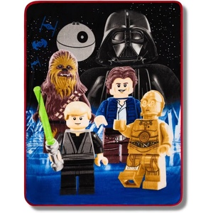 image:imageFranco BatWheels Kids Bedding Super Soft Micro Raschel Throw 46 in x 60 in Official Licensed BatWheels ProductLegos Star Wars Classic Throw