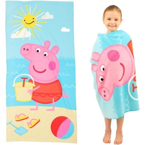 image:imageFranco Batman DC Comics Kids Super Soft Lightweight 100 Recycled BathPoolBeach Towel Made from Recycled Plastic Bottles 58 in x 28 in 100 Official Licensed Batman ProductPeppa Pig