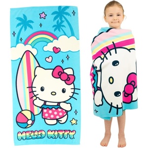 image:imageFranco Batman DC Comics Kids Super Soft Lightweight 100 Recycled BathPoolBeach Towel Made from Recycled Plastic Bottles 58 in x 28 in 100 Official Licensed Batman ProductHello Kitty