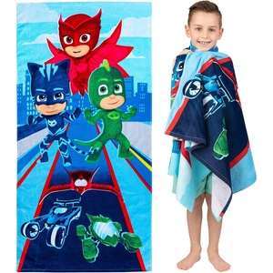 image:imageFranco Batman DC Comics Kids Super Soft Lightweight 100 Recycled BathPoolBeach Towel Made from Recycled Plastic Bottles 58 in x 28 in 100 Official Licensed Batman ProductPj Masks