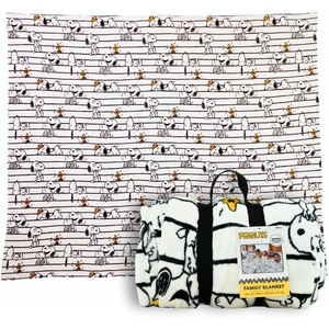 image:imageFranco Collectibles Barbie Adult Bedding Soft Cozy Chic Dream Lux Intarsia Knit Throw Blanket 50 in x 60 in Officially Licensed ProductPeanuts  Keep Laughing