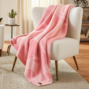 image:imageFranco Collectibles Barbie Adult Bedding Soft Cozy Chic Dream Lux Intarsia Knit Throw Blanket 50 in x 60 in Officially Licensed ProductWicked  Glinda Swirl