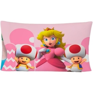 image:imageFranco Collectibles Barbie Movie Kenough Beauty Silky Satin Standard Reversible Pillowcase Cover 20x30 for Hair and Skin Official Licensed ProductPrincess Peach