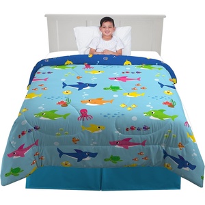 image:imageFranco Kids Bedding Soft Microfiber Comforter Twin BatmanBaby Shark