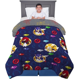 image:imageFranco Kids Bedding Soft Microfiber Comforter Twin BatmanSonic the Hedgehog