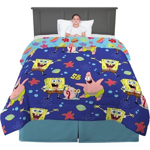 image:imageFranco Kids Bedding Soft Microfiber Comforter Twin BatmanSpongebob Squarepants