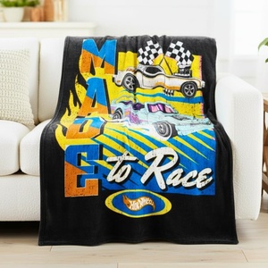 image:imageFranco Kids Bedding Soft Plush Micro Raschel Throw 46 in x 60 in Avatar The Last AirbenderHot Wheels  Made to Race