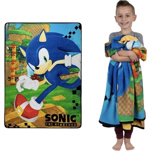 image:imageFranco Kids Bedding Soft Plush Micro Raschel Throw 46 in x 60 in Avatar The Last AirbenderSonic the Hedgehog