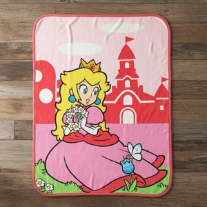 image:imageFranco Kids Bedding Soft Plush Micro Raschel Throw 46 in x 60 in Avatar The Last AirbenderSuper Mario Princess Peach