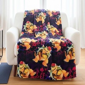 image:imageFranco Kids Bedding Soft Plush Micro Raschel Throw 46 in x 60 in Avatar The Last AirbenderThe Super Mario Galaxy Movie  Bowser