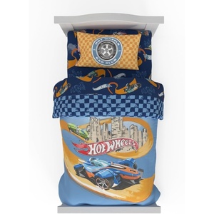 image:imageFranco Kids Bedding Super Soft Comforter and Sheet Set 4 Piece Twin Size BatmanHot Wheels