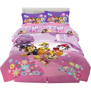 image:imageFranco Kids Bedding Super Soft Comforter and Sheet Set 4 Piece Twin Size BatmanPaw Patrol Girls