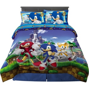 image:imageFranco Kids Bedding Super Soft Comforter and Sheet Set 4 Piece Twin Size BatmanSonic