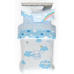 image:imageFranco Kids Bedding Super Soft Comforter and Sheet Set with Sham 5 Piece Twin Size Hello KittyBlue  Cinnamoroll