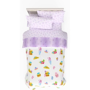 image:imageFranco Kids Bedding Super Soft Comforter and Sheet Set with Sham 5 Piece Twin Size Hello KittyCare Bears  Foodie