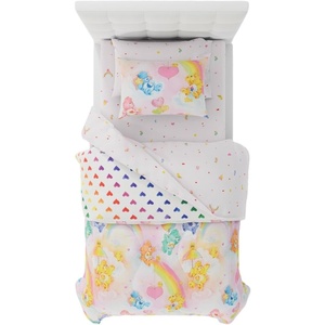 image:imageFranco Kids Bedding Super Soft Comforter and Sheet Set with Sham 5 Piece Twin Size Hello KittyYellow  Care Bears