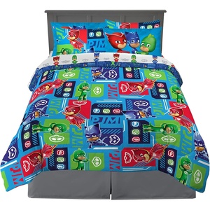 image:imageFranco Kids Bedding Super Soft Comforter and Sheet Set with Sham 7 Piece Full Size PJ MasksPj Masks