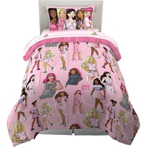 image:imageFranco Kids Bedding Super Soft Comforter and Sheet Set with Sham 7 Piece Full Size Paw PatrolBarbie