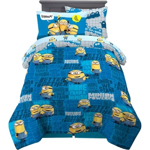 image:imageFranco Kids Bedding Super Soft Comforter and Sheet Set with Sham 7 Piece Full Size Paw PatrolMinions the Rise of Gru