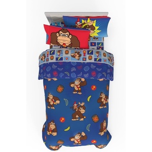 image:imageFranco Kids Bedding Super Soft Comforter and Sheet Set with Sham 7 Piece Full Size Paw PatrolRed  Donkey Kong