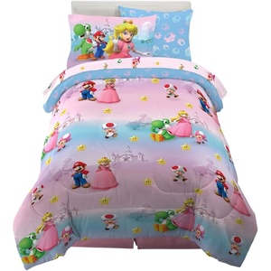 image:imageFranco Kids Bedding Super Soft Comforter and Sheet Set with Sham 7 Piece Full Size Paw PatrolSuper Mario Girl