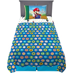 image:imageFranco Kids Bedding Super Soft Microfiber Sheet Set Full Paw PatrolMario