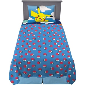 image:imageFranco Kids Bedding Super Soft Microfiber Sheet Set Full Paw PatrolPokemon