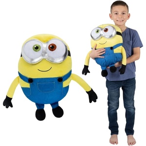 image:imageFranco Kids Bedding Super Soft Plush Cuddle Pillow Buddy One Size BatmanMinion Bob