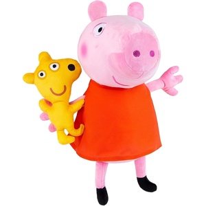 image:imageFranco Kids Bedding Super Soft Plush Cuddle Pillow Buddy One Size BatmanPeppa Pig  Teddy