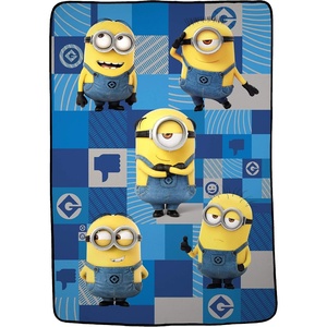 image:imageFranco Kids Bedding Super Soft Plush Micro Raschel Blanket 62 in x 90 in Baby SharkDespicable Me Minions