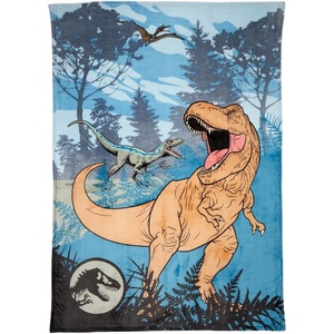 image:imageFranco Kids Bedding Super Soft Plush Micro Raschel Blanket 62 in x 90 in Baby SharkJurassic World  Dino Valley